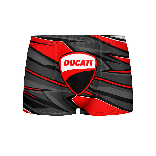 Мужские трусы Ducati - red stripes / 3D-принт – фото 1