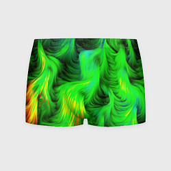 Мужские трусы Зеленый абстрактный дым