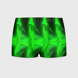 Мужские трусы Black green abstract