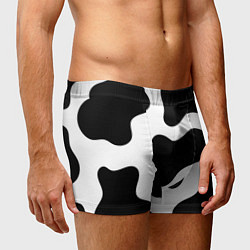 Трусы-боксеры мужские Кожа коровы, цвет: 3D-принт — фото 2