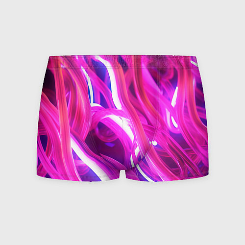 Мужские трусы Розовая плавная абстракция / 3D-принт – фото 1