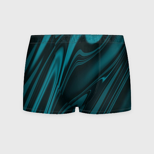 Мужские трусы Бирюзовая плазма абстракиця / 3D-принт – фото 1