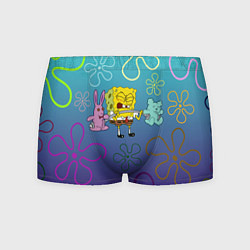 Трусы-боксеры мужские Spongebob workout, цвет: 3D-принт