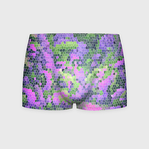 Мужские трусы Разноцветный витраж / 3D-принт – фото 1