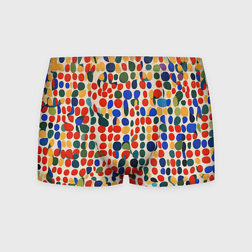 Мужские трусы Цветные зёрна / 3D-принт – фото 1