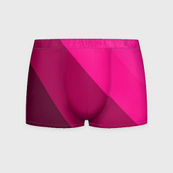 Трусы-боксеры мужские Широкие розовые полосы, цвет: 3D-принт