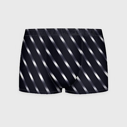 Мужские трусы Чёрно-фиолетовый переливающиеся полосы