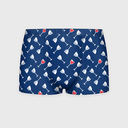 Мужские трусы Бокальчик винишка / 3D-принт – фото 1