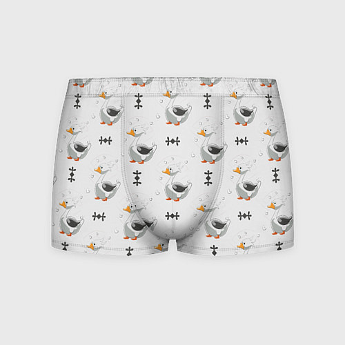 Мужские трусы Гусь и фигуры / 3D-принт – фото 1