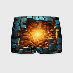 Мужские трусы Геометрическая огненная яма иллюзия