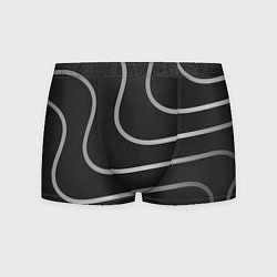 Трусы-боксеры мужские Волнистые линии, цвет: 3D-принт
