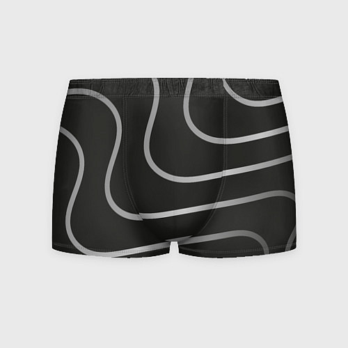 Мужские трусы Волнистые линии / 3D-принт – фото 1