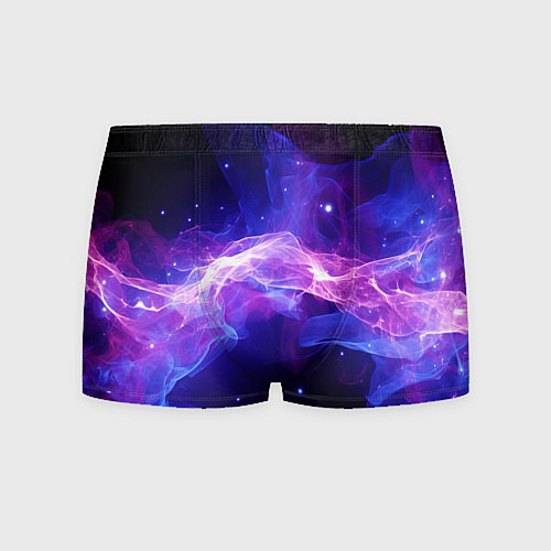 Мужские трусы Фиолетовый туман в движении / 3D-принт – фото 1
