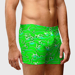 Трусы-боксеры мужские Светло-зеленый камуфляж, цвет: 3D-принт — фото 2
