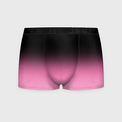 Трусы-боксеры мужские Черно-розовый градиент, цвет: 3D-принт