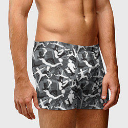 Трусы-боксеры мужские Гимнастика - камуфляж, цвет: 3D-принт — фото 2