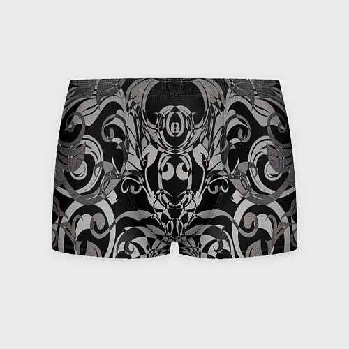 Мужские трусы Серые паттерны / 3D-принт – фото 1