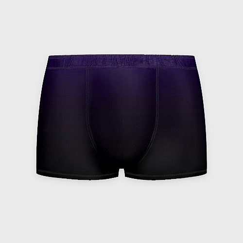 Мужские трусы Фиолетово-чёрный тёмный градиент / 3D-принт – фото 1