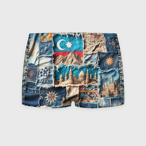 Мужские трусы Пэчворк джинсы в Азербайджане / 3D-принт – фото 1
