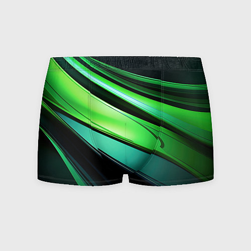 Мужские трусы Абстрактные геометрические плавные линии минимализ / 3D-принт – фото 1