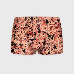 Трусы-боксеры мужские Абстракция персиковый пятнистый, цвет: 3D-принт