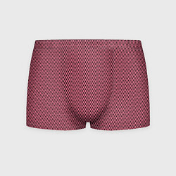 Трусы-боксеры мужские Розовый имитация сетки паттерн, цвет: 3D-принт