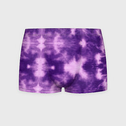 Трусы-боксеры мужские Фиолетовый тайдай, цвет: 3D-принт
