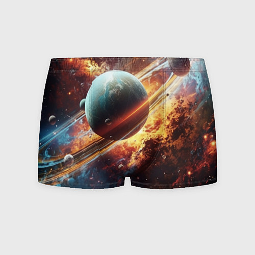 Мужские трусы Большая планета / 3D-принт – фото 1