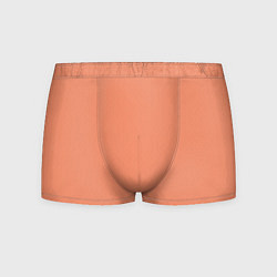 Трусы-боксеры мужские Насыщенный персиковый текстурированный, цвет: 3D-принт