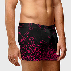 Трусы-боксеры мужские Fortnite розовый стиль геймер, цвет: 3D-принт — фото 2