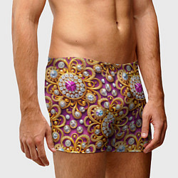 Трусы-боксеры мужские Ювелирный паттерн, цвет: 3D-принт — фото 2
