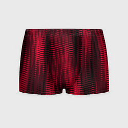 Мужские трусы Тёмный красный абстрактные полосы