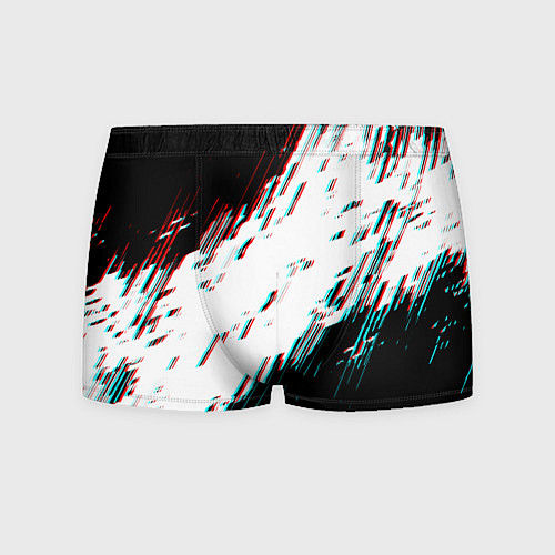 Мужские трусы Glitch effect / 3D-принт – фото 1