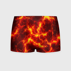 Трусы-боксеры мужские Текстура огня, цвет: 3D-принт