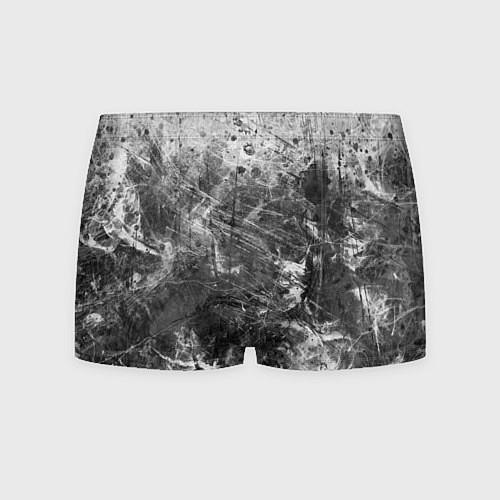 Мужские трусы Абстракция - серый дым / 3D-принт – фото 1