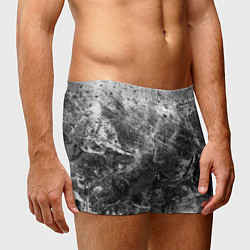 Трусы-боксеры мужские Абстракция - серый дым, цвет: 3D-принт — фото 2