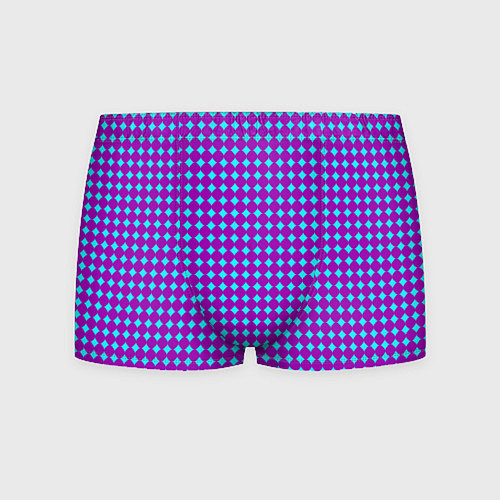 Мужские трусы Паттерн кругов и ромбов / 3D-принт – фото 1