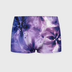 Мужские трусы Синие и фиолетовые космические абстрактные узоры т