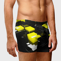 Трусы-боксеры мужские Абстракция обман зрения, цвет: 3D-принт — фото 2