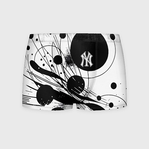 Мужские трусы New York Yankees baseball team - abstraction / 3D-принт – фото 1