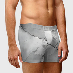 Трусы-боксеры мужские Растрескавшийся бетон, цвет: 3D-принт — фото 2