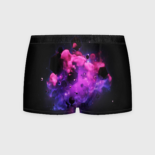 Мужские трусы Космическая геометрия / 3D-принт – фото 1