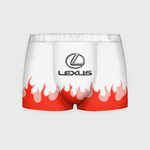Мужские трусы Lexus fire / 3D-принт – фото 1