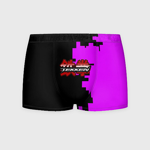 Мужские трусы Tekken pattern pink / 3D-принт – фото 1