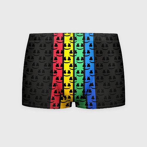 Мужские трусы Marshmello neon music dj / 3D-принт – фото 1