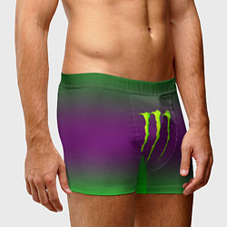 Трусы-боксеры мужские Monster energy gradient, цвет: 3D-принт — фото 2