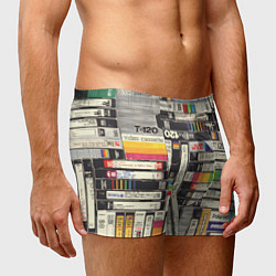 Трусы-боксеры мужские Видеокассеты vhs, цвет: 3D-принт — фото 2