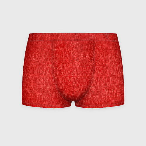 Мужские трусы Красная кожаная текстура / 3D-принт – фото 1