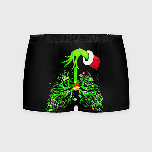 Мужские трусы Гринч похищает сердца / 3D-принт – фото 1