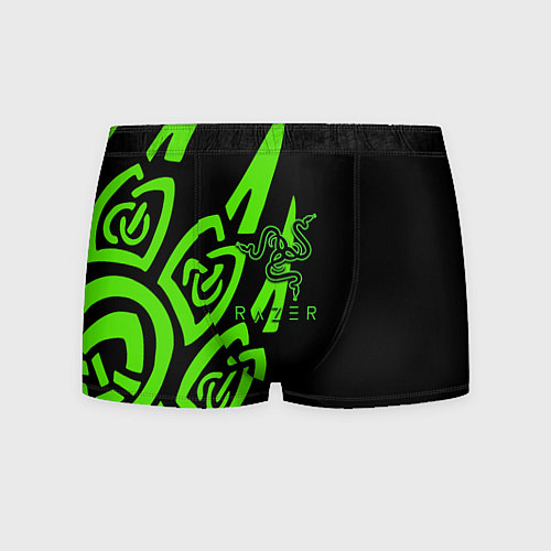 Мужские трусы Razer лого лес / 3D-принт – фото 1